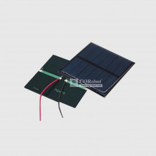 Solar Epoxy Plate Square 70x70mm with Cable, 3V, 210MA, 0.63W