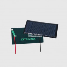 Solar Epoxy Plate Rectangle 77.5x40.5mm with Cable, 4.5V, 90MA, 0.405W