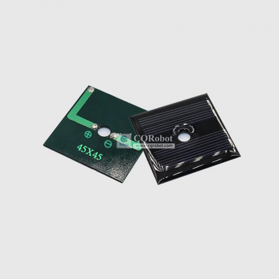 Solar Epoxy Plate Square 45x45mm with Center Hole, 2V, 70MA, 0.14W Solar Epoxy Plate Square 45x45mm with Center Hole, 2V, 70MA, 0.14W