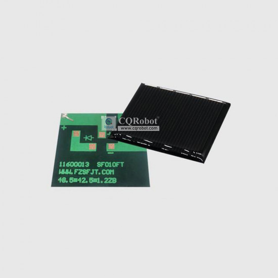 Solar Epoxy Plate Rectangle 48.5x42.8mm, 2.5V, 80MA, 0.2W Solar Epoxy Plate Rectangle 48.5x42.8mm, 2.5V, 80MA, 0.2W