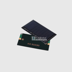 Solar Epoxy Plate Rectangle 53x30mm, 5V, 50MA, 0.25W