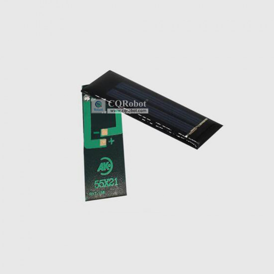 Solar Epoxy Plate Rectangle 55x21mm, 1V, 50MA, 0.05W