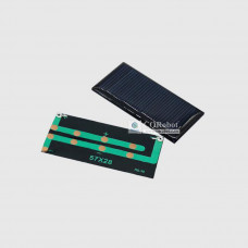 Solar Epoxy Plate Rectangle 57x28mm, 5.5V, 30MA, 0.165W
