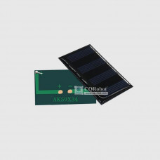Solar Epoxy Plate Rectangle 59x34mm, 2V, 60MA, 0.12W