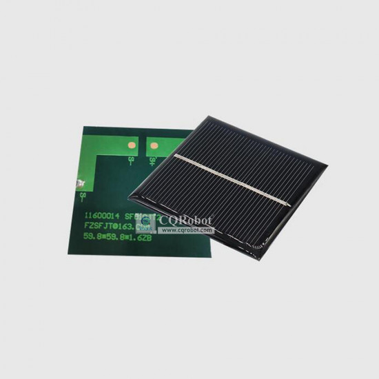 Solar Epoxy Plate Square 59.8x59.8mm, 2.5V, 160MA, 0.4W Solar Epoxy Plate Square 59.8x59.8mm, 2.5V, 160MA, 0.4W