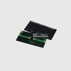 Solar Epoxy Plate Rectangle 60x30mm, 1.5V, 160MA, 0.24W