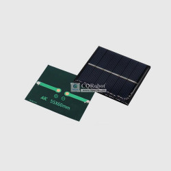 Solar Epoxy Plate Rectangle 55x60mm, 3V, 150MA, 0.45W