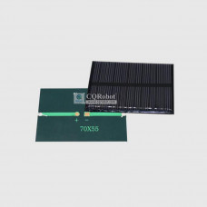 Solar Epoxy Plate Rectangle 70x55mm, 5.5V, 90MA, 0.495W