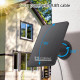 Solar Panel (4W 5V) with 3M DC5521 Charging Cable, Black