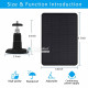 Solar Panel (4W 5V) with 3M DC5521 Charging Cable, Black