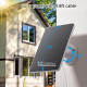 Solar Panel (4W 5V) with 3M DC5521 Charging Cable, White