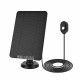 Solar Panel (4W 5V) with 3M 3Pin-Magnetic Charging Cable, Black