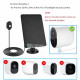 Solar Panel (4W 5V) with 3M 3Pin-Magnetic Charging Cable, Black