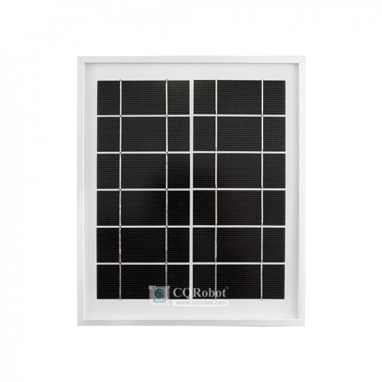 Solar Panel (6V 5W), with DC3.5-1.35 Plug