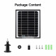 Solar Panel (5.5V 6W), with Micro USB / USB Type-C Plug