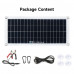 Semi-Flexible Solar Panel (18V 10W), with DC5521 and Dual USB Ports