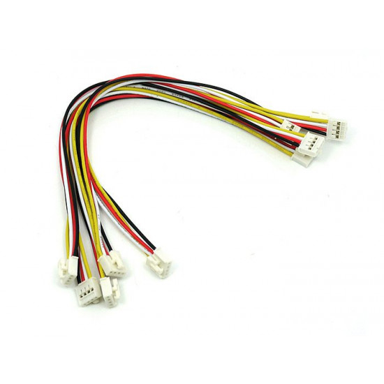 Grove - Universal 4 Pin Buckled 20cm Cable (5 PCS Pack) Grove - Universal 4 Pin Buckled 20cm Cable (5 PCS Pack)