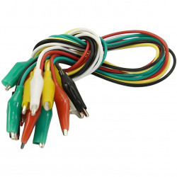 Alligator Clip Test Cables 30CM (10 PCS Pack)