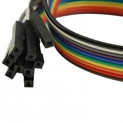 DuPont Male to Female Color Jumper Wires 18CM (10 Pack)