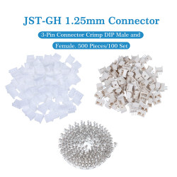 JST GH 1.25mm Pitch 3 Pin JST Connector Kit