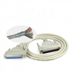 DB37 Serial Cable Male To Female 1.5M