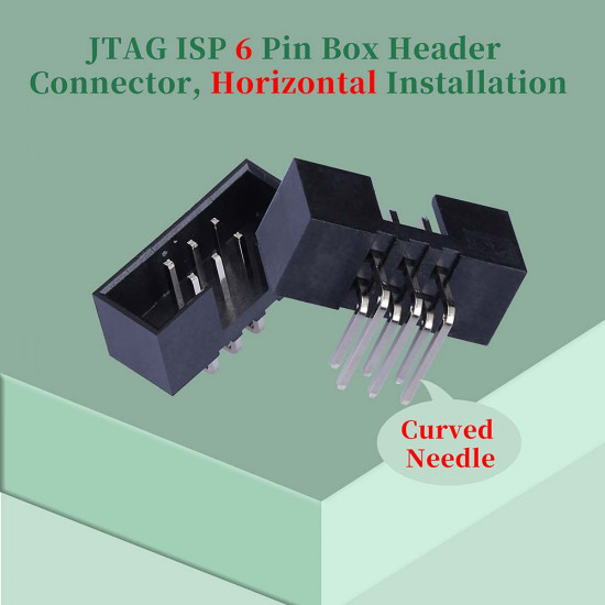 2.0 mm 2*3 Double Row 6 Pin IDC Box Header Connector Male Socket SMT Terminal