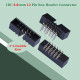 2.0 mm 2*6 Double Row 12 Pin IDC Box Header Connector Male Socket SMT Terminal