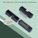 2.0 mm 2*7 Double Row 14 Pin IDC Box Header Connector Male Socket SMT Terminal 2.0 mm 2*7 Double Row 14 Pin IDC Box Header Connector Male Socket SMT Terminal