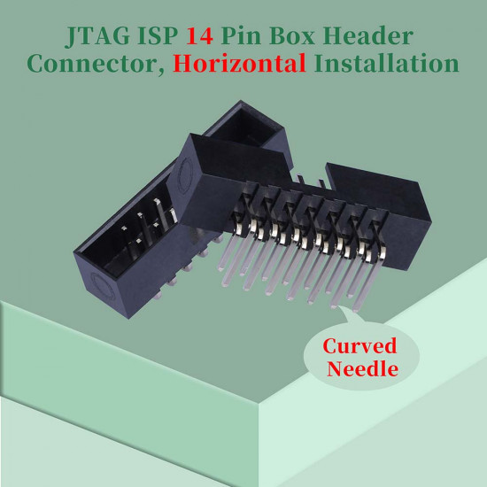 2.0 mm 2*7 Double Row 14 Pin IDC Box Header Connector Male Socket SMT Terminal