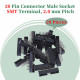 2.0 mm 2*10 Double Row 20 Pin IDC Box Header Connector Male Socket SMT Terminal 2.0 mm 2*10 Double Row 20 Pin IDC Box Header Connector Male Socket SMT Terminal