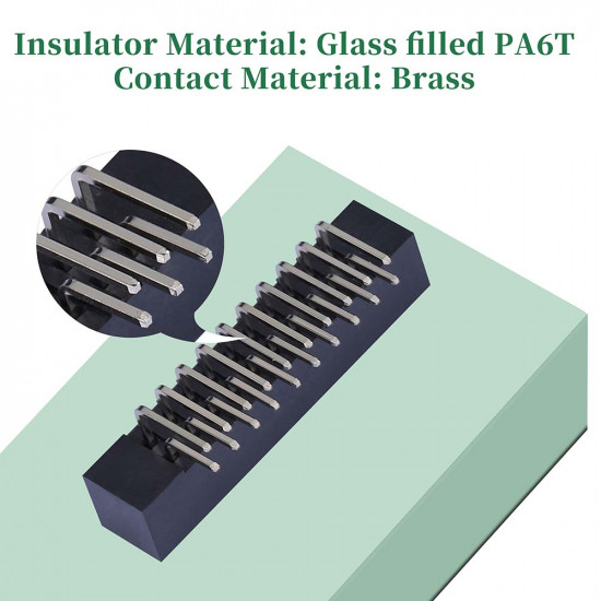 2.0 mm 2*10 Double Row 20 Pin IDC Box Header Connector Male Socket SMT Terminal 2.0 mm 2*10 Double Row 20 Pin IDC Box Header Connector Male Socket SMT Terminal