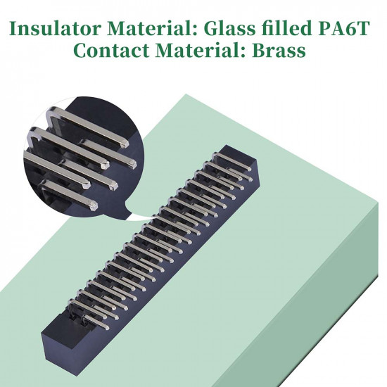 2.0 mm 2*17 Double Row 34 Pin IDC Box Header Connector Male Socket SMT Terminal 2.0 mm 2*17 Double Row 34 Pin IDC Box Header Connector Male Socket SMT Terminal