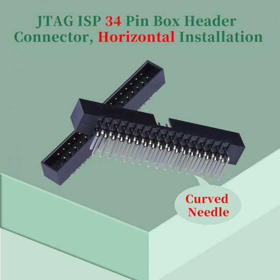 2.0 mm 2*17 Double Row 34 Pin IDC Box Header Connector Male Socket SMT Terminal 2.0 mm 2*17 Double Row 34 Pin IDC Box Header Connector Male Socket SMT Terminal