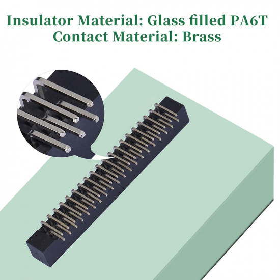 2.0 mm 2*20 Double Row 40 Pin IDC Box Header Connector Male Socket SMT Terminal 2.0 mm 2*20 Double Row 40 Pin IDC Box Header Connector Male Socket SMT Terminal