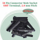 2.0 mm 2*25 Double Row 50 Pin IDC Box Header Connector Male Socket SMT Terminal 2.0 mm 2*25 Double Row 50 Pin IDC Box Header Connector Male Socket SMT Terminal
