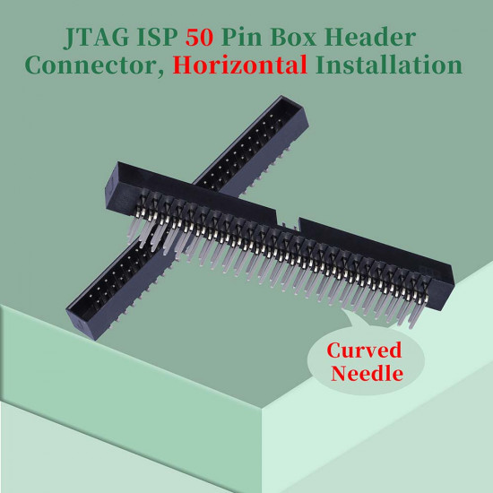 2.0 mm 2*25 Double Row 50 Pin IDC Box Header Connector Male Socket SMT Terminal