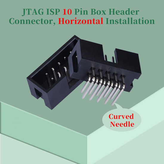 2.54 mm 2*5 Double Row 10 Pin IDC Box Header Connector Male Socket SMT Terminal