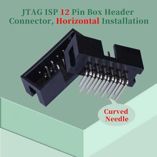 2.54 mm 2*6 Double Row 12 Pin IDC Box Header Connector Male Socket SMT Terminal