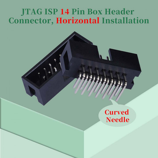 2.54 mm 2*7 Double Row 14 Pin IDC Box Header Connector Male Socket SMT Terminal