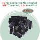 2.54 mm 2*8 Double Row 16 Pin IDC Box Header Connector Male Socket SMT Terminal 2.54 mm 2*8 Double Row 16 Pin IDC Box Header Connector Male Socket SMT Terminal