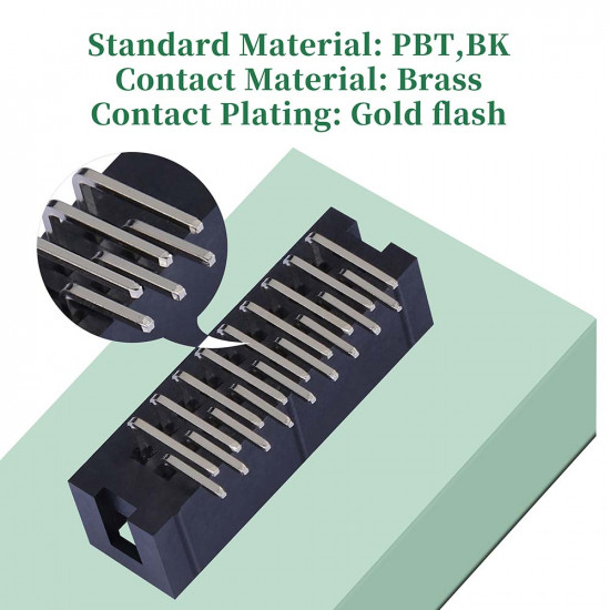 2.54 mm 2*9 Double Row 18 Pin IDC Box Header Connector Male Socket SMT Terminal 2.54 mm 2*9 Double Row 18 Pin IDC Box Header Connector Male Socket SMT Terminal
