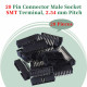 2.54 mm 2*10 Double Row 20 Pin IDC Box Header Connector Male Socket SMT Terminal 2.54 mm 2*10 Double Row 20 Pin IDC Box Header Connector Male Socket SMT Terminal