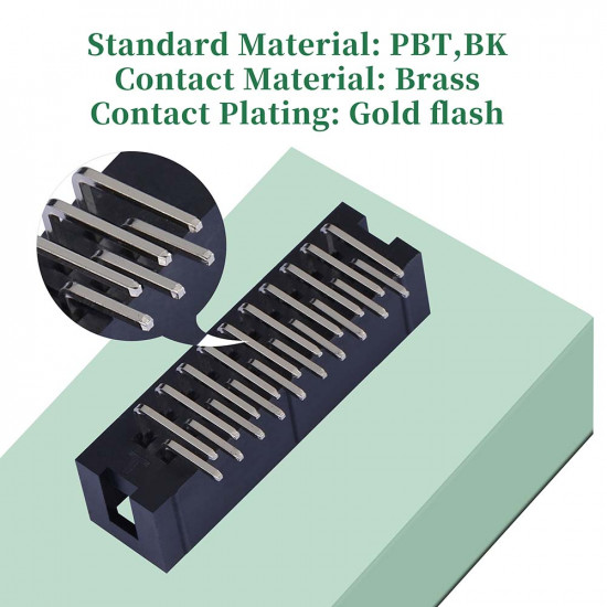2.54 mm 2*10 Double Row 20 Pin IDC Box Header Connector Male Socket SMT Terminal 2.54 mm 2*10 Double Row 20 Pin IDC Box Header Connector Male Socket SMT Terminal