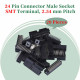 2.54 mm 2*12 Double Row 24 Pin IDC Box Header Connector Male Socket SMT Terminal 2.54 mm 2*12 Double Row 24 Pin IDC Box Header Connector Male Socket SMT Terminal