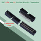 2.54 mm 2*12 Double Row 24 Pin IDC Box Header Connector Male Socket SMT Terminal 2.54 mm 2*12 Double Row 24 Pin IDC Box Header Connector Male Socket SMT Terminal