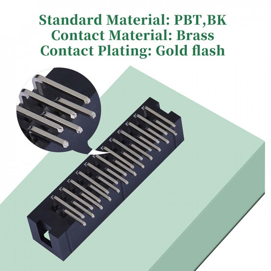 2.54 mm 2*12 Double Row 24 Pin IDC Box Header Connector Male Socket SMT Terminal 2.54 mm 2*12 Double Row 24 Pin IDC Box Header Connector Male Socket SMT Terminal