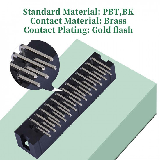 2.54 mm 2*13 Double Row 26 Pin IDC Box Header Connector Male Socket SMT Terminal 2.54 mm 2*13 Double Row 26 Pin IDC Box Header Connector Male Socket SMT Terminal