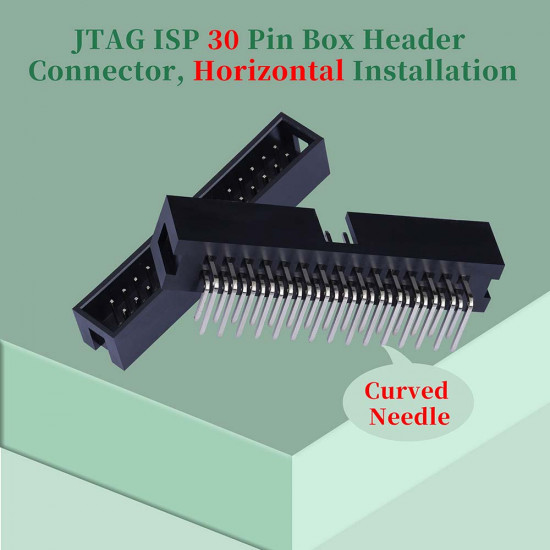 2.54 mm 2*15 Double Row 30 Pin IDC Box Header Connector Male Socket SMT Terminal