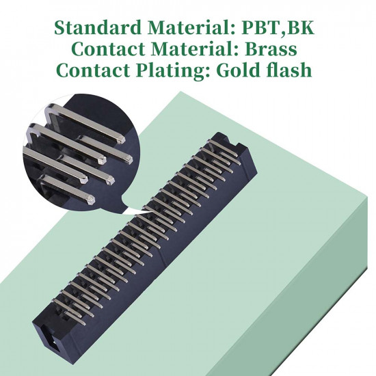 2.54 mm 2*20 Double Row 40 Pin IDC Box Header Connector Male Socket SMT Terminal 2.54 mm 2*20 Double Row 40 Pin IDC Box Header Connector Male Socket SMT Terminal