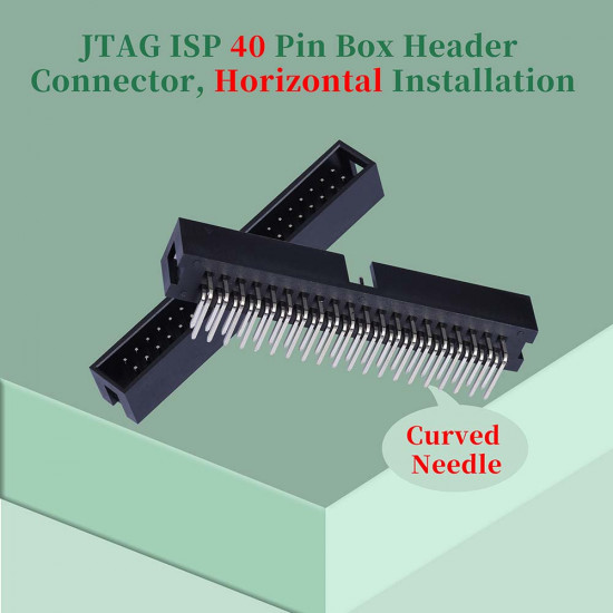 2.54 mm 2*20 Double Row 40 Pin IDC Box Header Connector Male Socket SMT Terminal 2.54 mm 2*20 Double Row 40 Pin IDC Box Header Connector Male Socket SMT Terminal